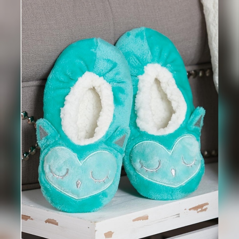 🧡$4.99 SHIPPING🧡Fuzzy Owl Slipper Socks